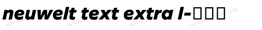 neuwelt text extra l字体转换